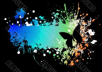 butterfly rainbow subtle