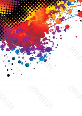 white halftone paint chuck
