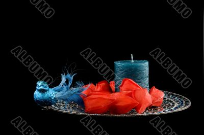 Christmas in blue