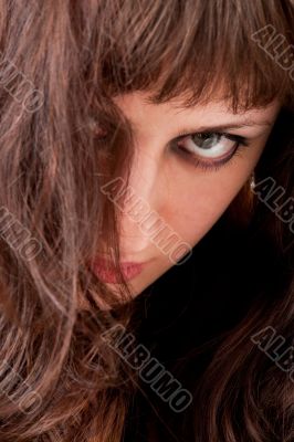 Serious girl
