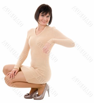 woman sitting