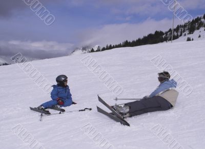 Child Ski vacation in Alpes