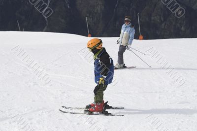 Child Ski vacation in Alpes