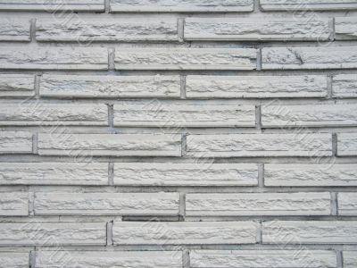white brick building
