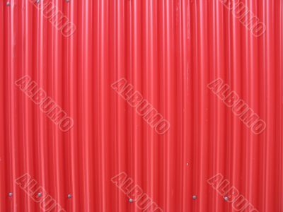 red metal background
