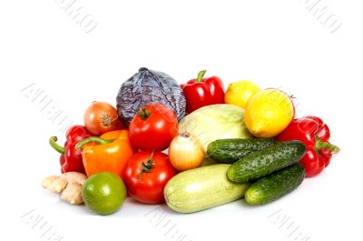 Fresh vegetables.