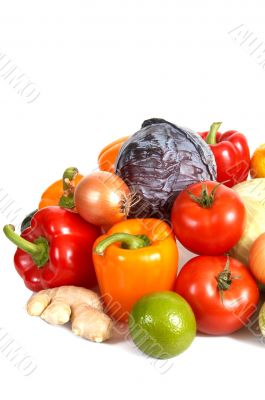 Fresh vegetables.