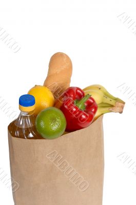 Vegetables,oil and bread.