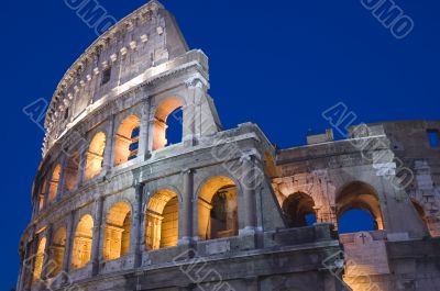 Rome Coliseum close up