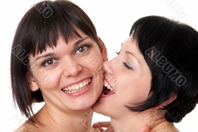 happy young women