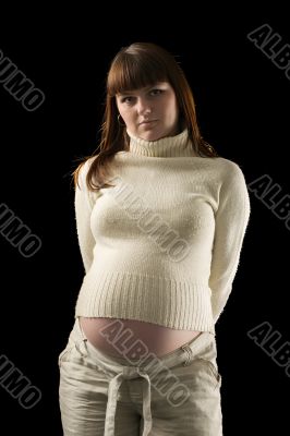 pregnant woman portrait
