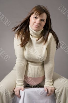 pregnant woman portrait