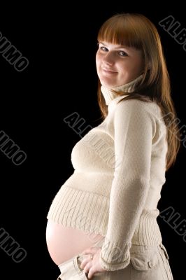 pregnant woman portrait