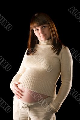 pregnant woman portrait