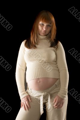 pregnant woman portrait