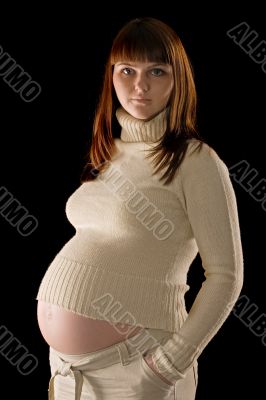 pregnant woman portrait