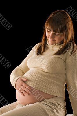 pregnant woman portrait