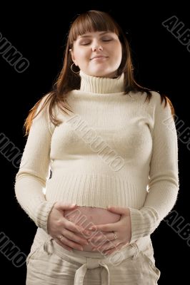 pregnant woman portrait