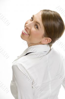 beautiful woman posing