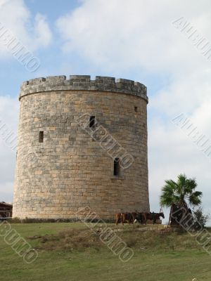 old tower on a hill