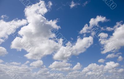 Blue sky and clouds