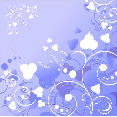Winter, flower background