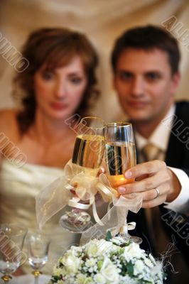 Glass of champagne