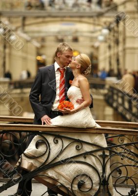 Newly-married couple