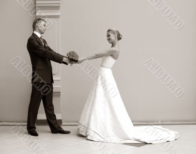 Newly-married couple