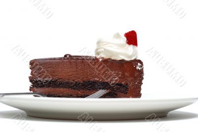 One chocolate cake