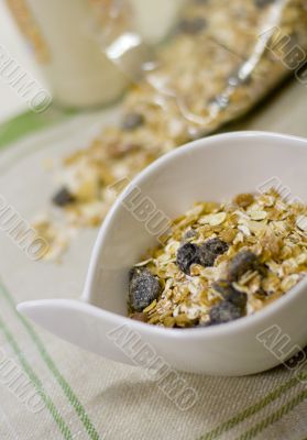 bowl full of muesli