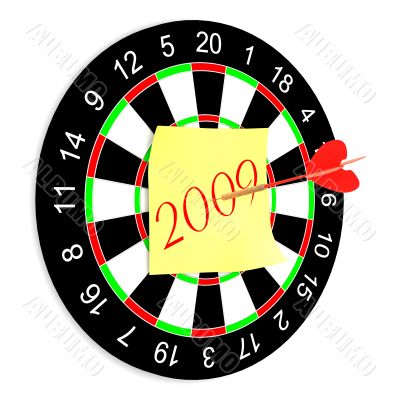 Darts on a white background. Isolated 3D image