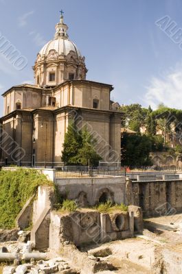 Temple on Roman forum