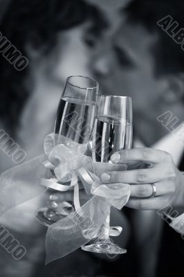 Glass of champagne