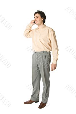 Man with a cellphone