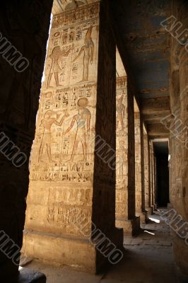 egyptian covered walk