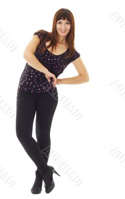 standing woman