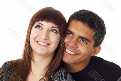 Happy loving couple