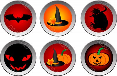 Hallooween drink coasters