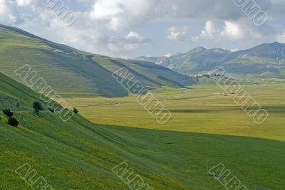 Landscape of Piana di Castelluccio