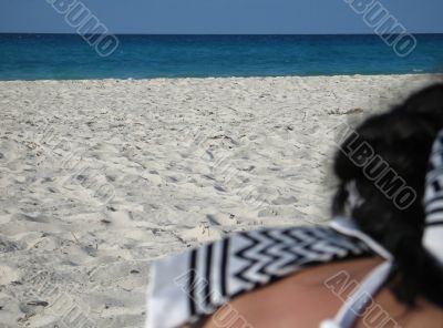 girl on the beach