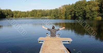 Rest on lake