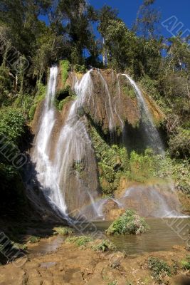 Waterfalls in a province Trinidad, Cuba