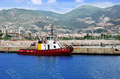 Red ship
