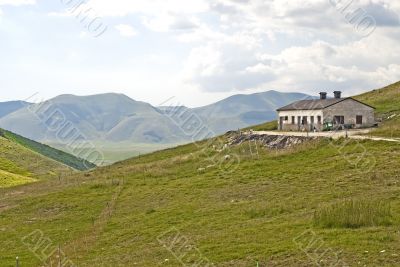 Panorama from the road of Forca di Presta