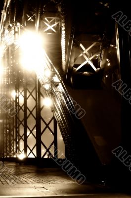 part of bridge. retro style