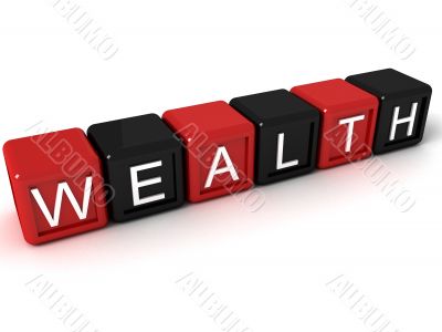 alphabets block of wealth