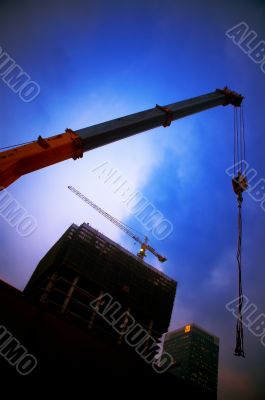construction cranes