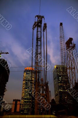 construction cranes