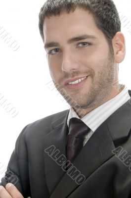 smart caucasian businessman